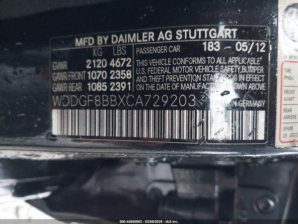 2012 MERCEDES-BENZ C 300 SPORT 4MATIC
