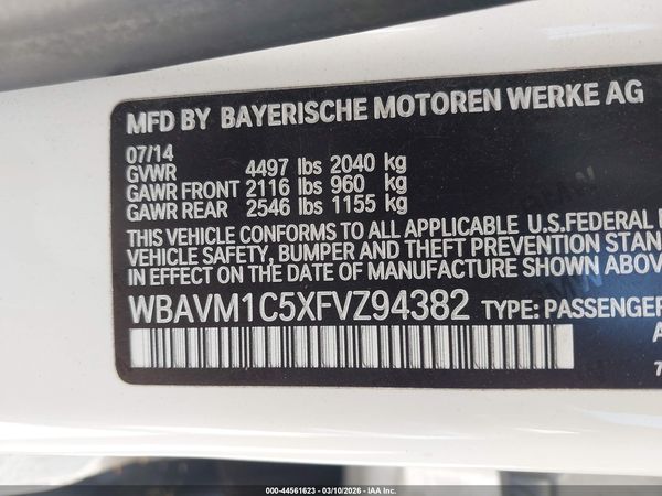 2015 BMW X1 SDRIVE28I