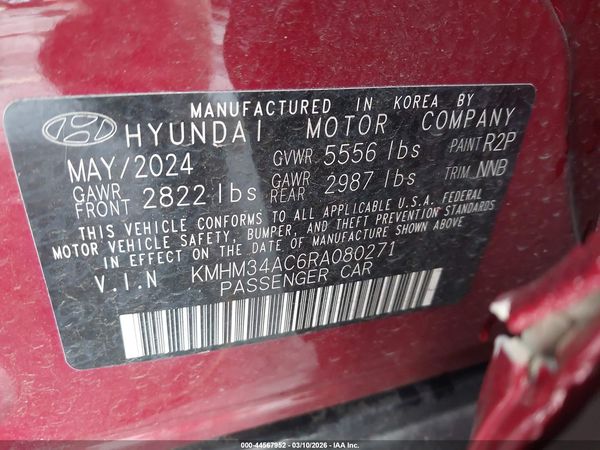 2024 HYUNDAI IONIQ 6 SEL
