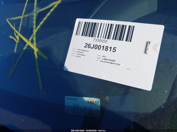 2021 LAND ROVER RANGE ROVER WESTMINSTER