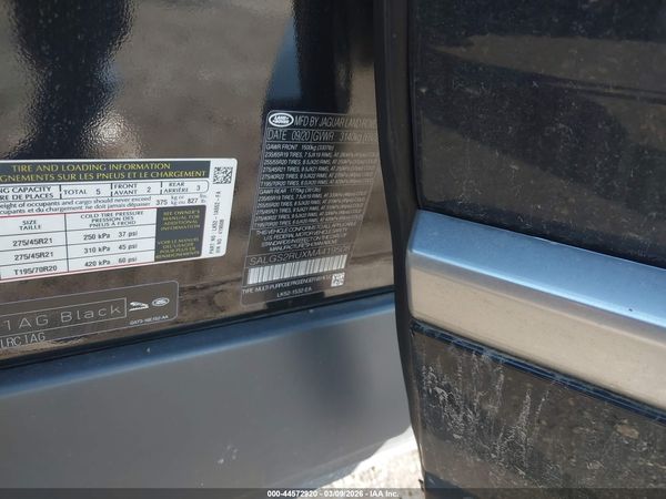 2021 LAND ROVER RANGE ROVER WESTMINSTER