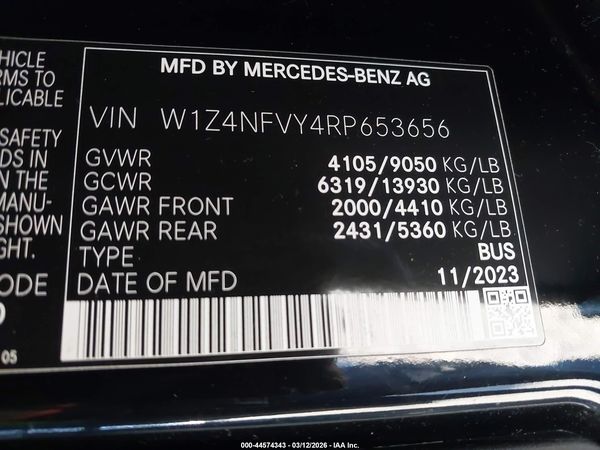 2024 MERCEDES-BENZ SPRINTER 2500