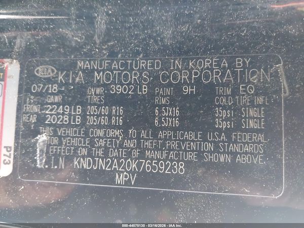 2019 KIA SOUL Base