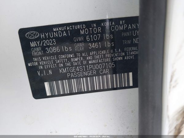2023 GENESIS ELECTRIFIED G80 Standard