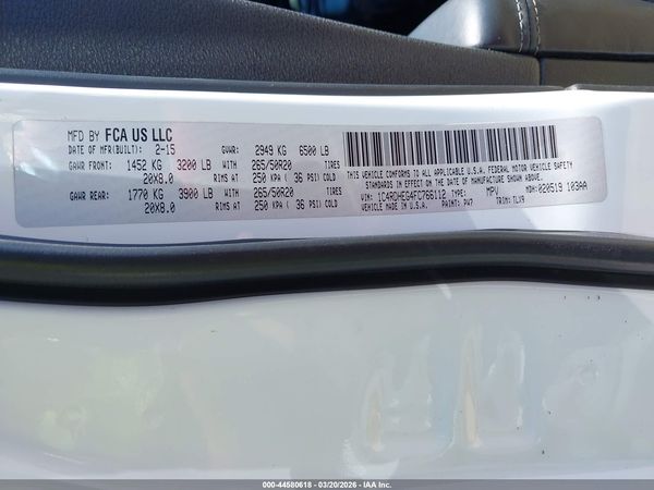 2015 DODGE DURANGO CITADEL