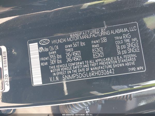 2024 HYUNDAI SANTA FE CALLIGRAPHY