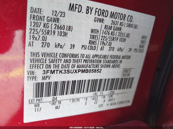2023 FORD MUSTANG MACH-E PREMIUM