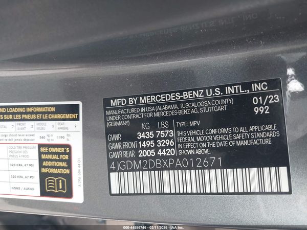 2023 MERCEDES-BENZ EQS 450+ SUV EQS450+
