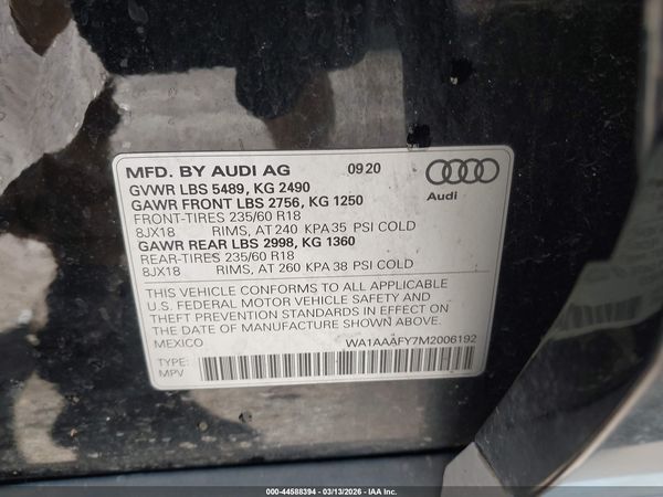2021 AUDI Q5