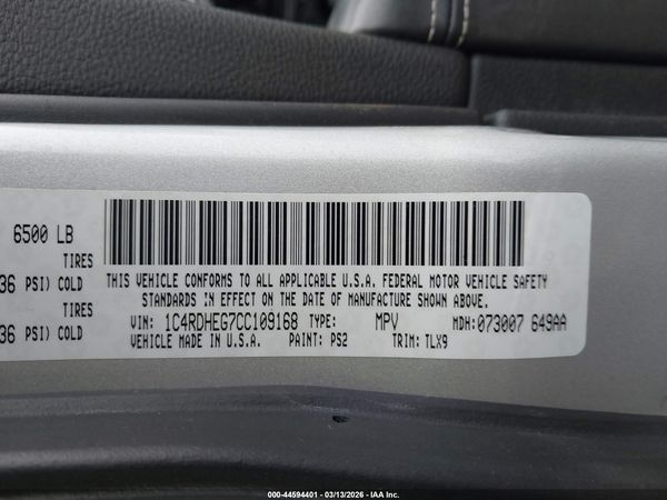 2012 DODGE DURANGO CITADEL