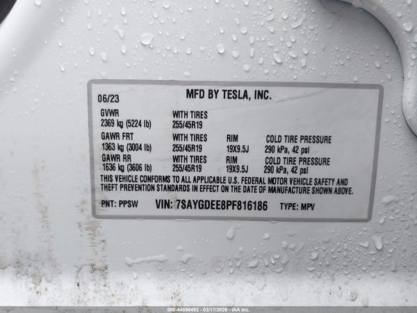 2023 TESLA MODEL Y