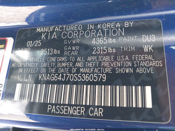 2025 KIA K5 GT-LINE