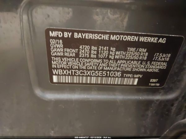 2016 BMW X1 XDRIVE28I