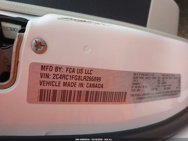 2020 CHRYSLER PACIFICA TOURING