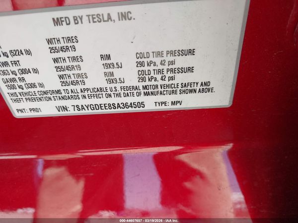 2025 TESLA MODEL Y