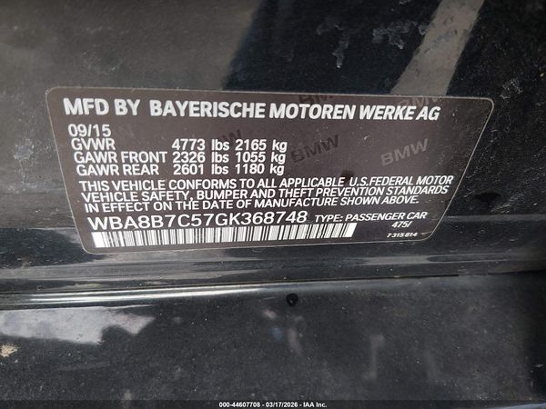 2016 BMW 340I XDRIVE