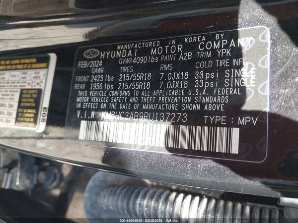 2024 HYUNDAI KONA SEL