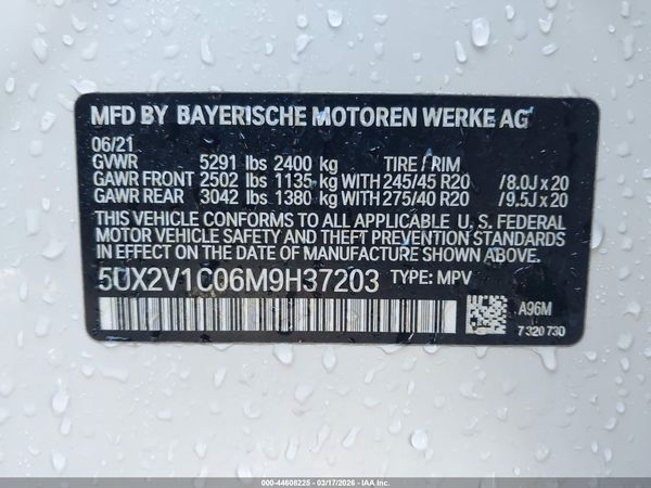2021 BMW X4 XDRIVE30I