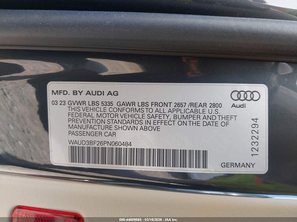 2023 AUDI A6