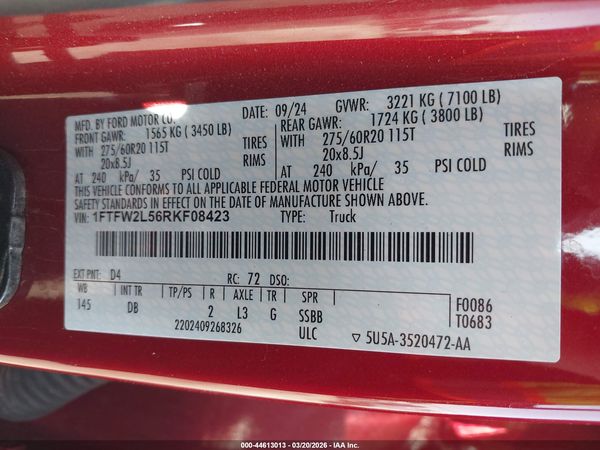 2024 FORD F-150 STX