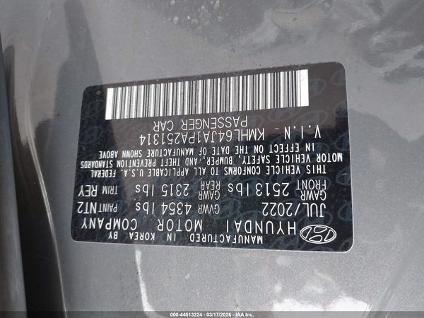 2023 HYUNDAI SONATA SEL