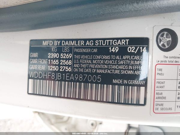 2014 MERCEDES-BENZ E 350 4MATIC
