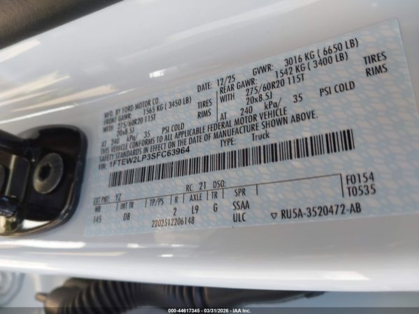 2025 FORD F-150 STX