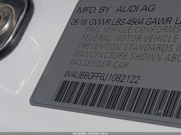 2018 AUDI A3