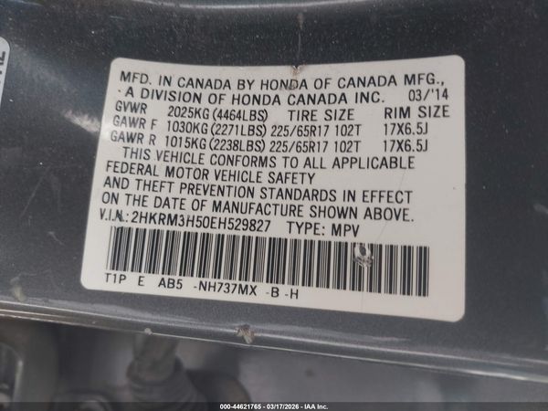 2014 HONDA CR-V EX