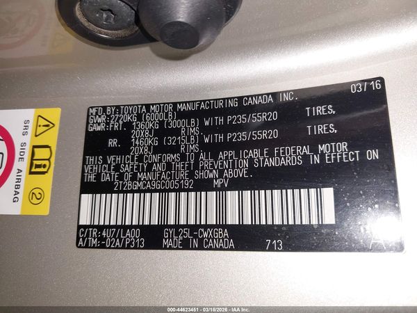 2016 LEXUS RX 450H