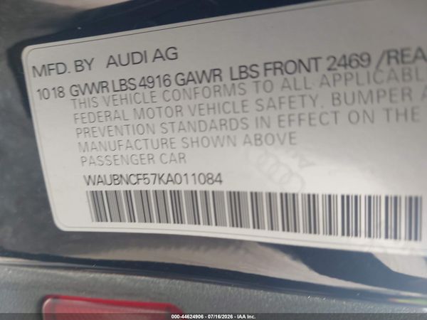2019 AUDI A5 45 PREMIUM