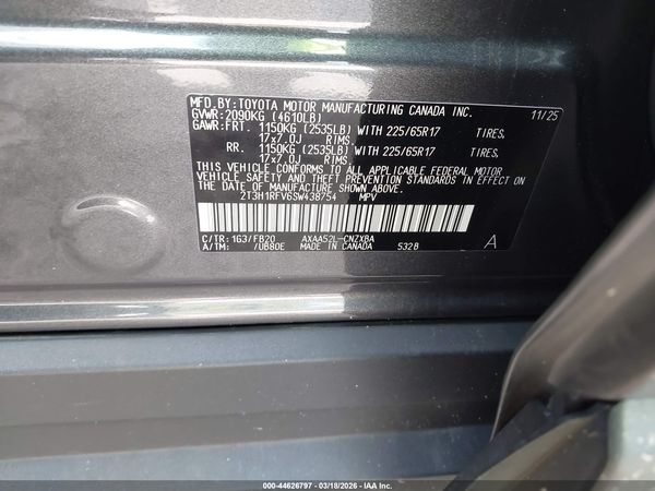 2025 TOYOTA RAV4 LE