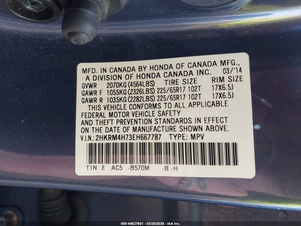 2014 HONDA CR-V EX-L