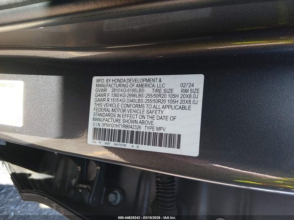 2024 HONDA PILOT TOURING