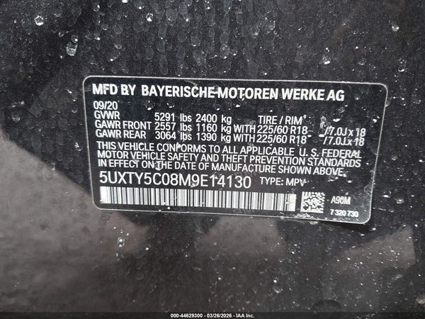 2021 BMW X3 XDRIVE30I