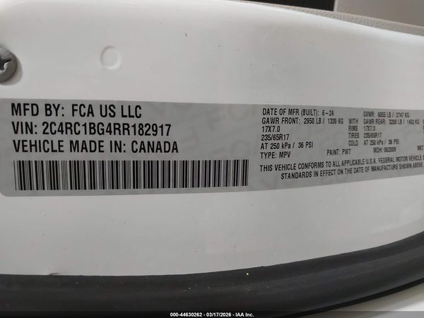 2024 CHRYSLER PACIFICA TOURING L