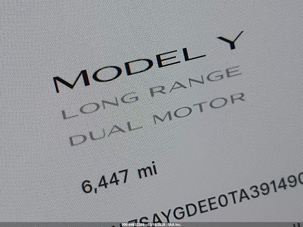 2026 TESLA MODEL Y