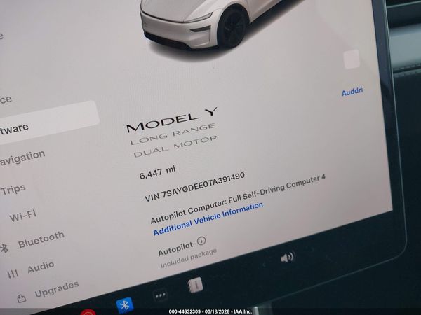 2026 TESLA MODEL Y