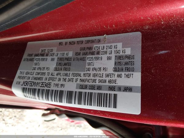 2021 MAZDA CX-5 GRAND TOURING