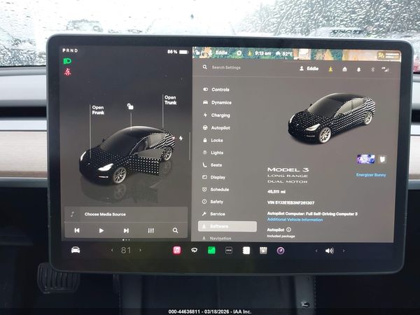 2022 TESLA MODEL 3