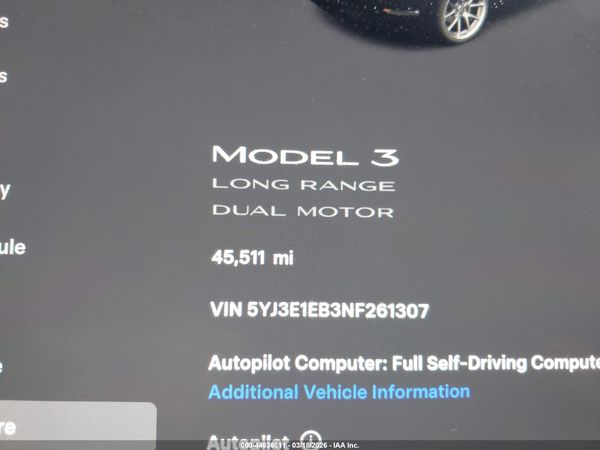 2022 TESLA MODEL 3