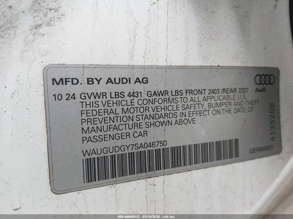 2025 AUDI A3