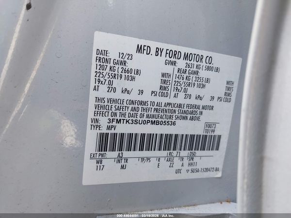 2023 FORD MUSTANG MACH-E PREMIUM