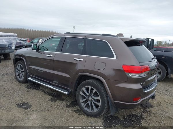 2017 JEEP GRAND CHEROKEE OVERLAND 4X4