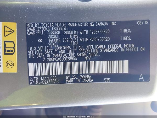 2018 LEXUS RX 450H F SPORT