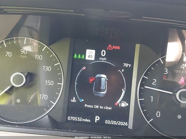 2019 LAND ROVER RANGE ROVER VELAR P250 S