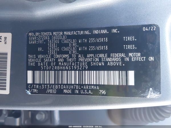 2024 TOYOTA HIGHLANDER PLATINUM