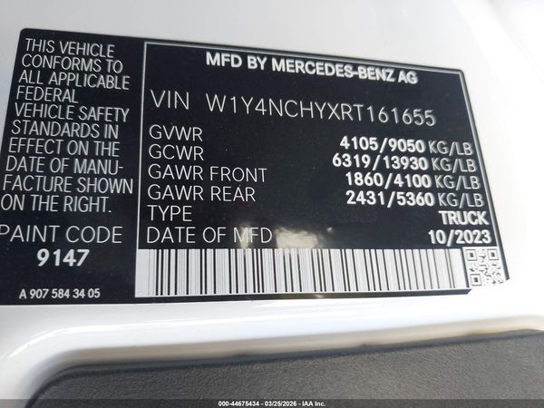 2024 MERCEDES-BENZ SPRINTER 2500