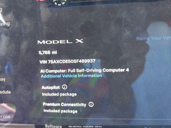 2025 TESLA MODEL X LONG RANGE