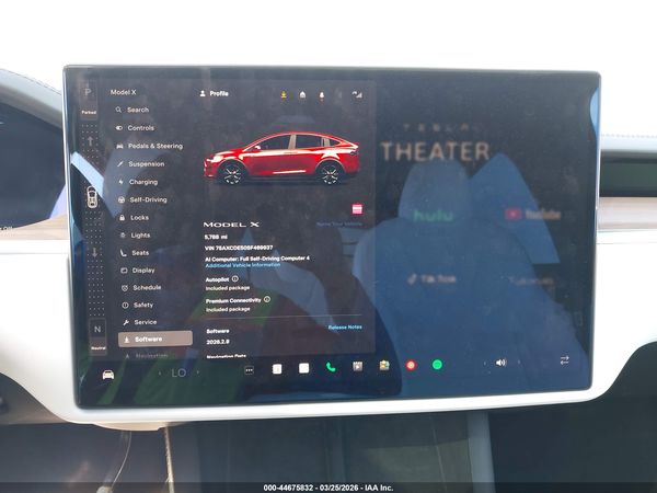 2025 TESLA MODEL X LONG RANGE